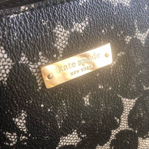 Authentic Kate spade black and white purse or tote - Picture 2 of 5